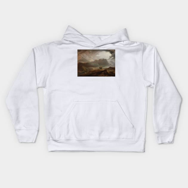 Macbeth by John Martin Kids Hoodie by Classic Art Stall